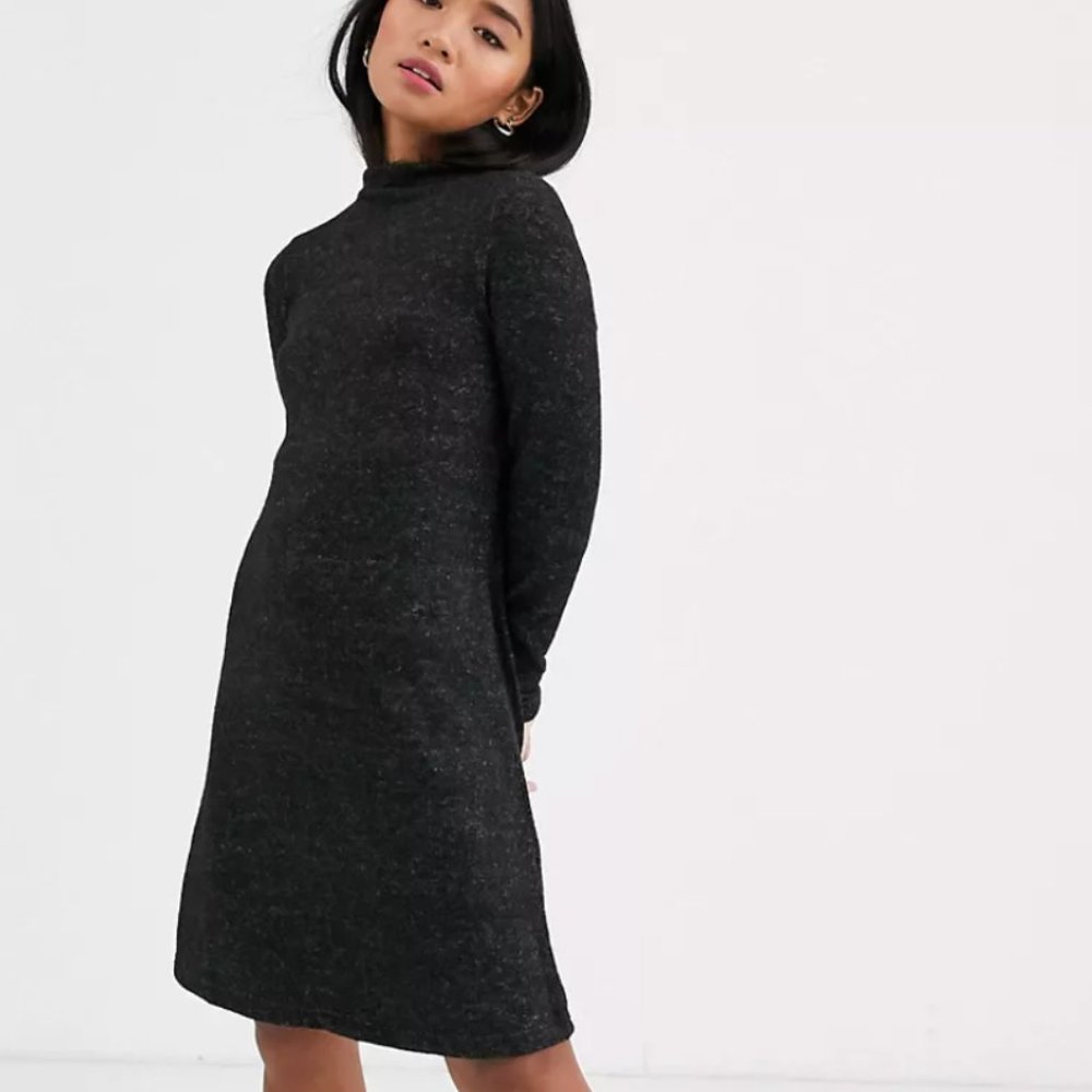 ASOS Only Petite long sleeve knitted mini dress